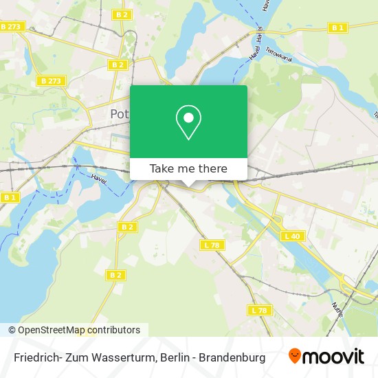 Карта Friedrich- Zum Wasserturm