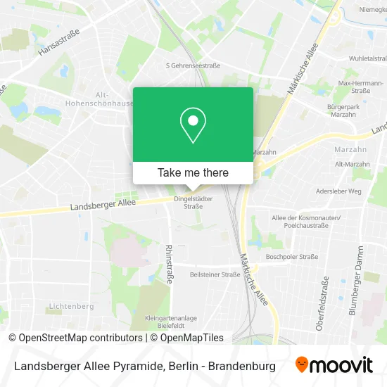 Карта Landsberger Allee Pyramide