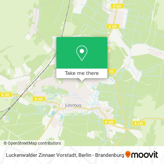 Luckenwalder Zinnaer Vorstadt map