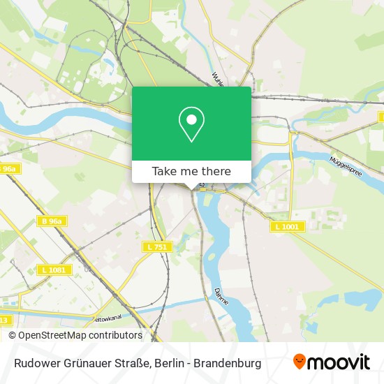 Rudower Grünauer Straße map