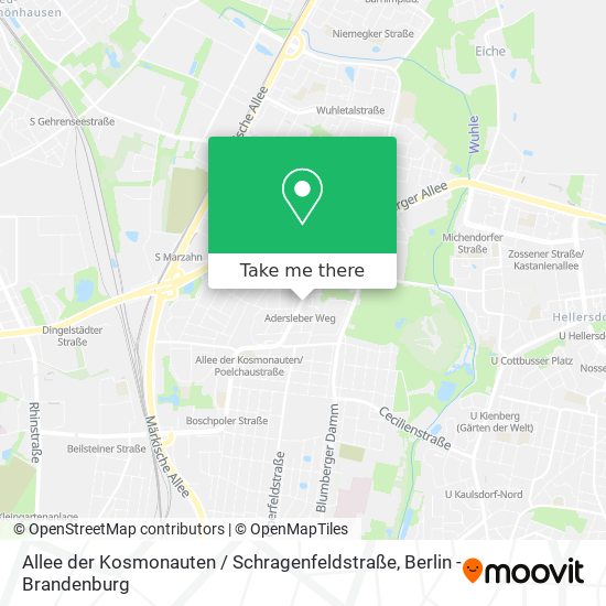 Allee der Kosmonauten / Schragenfeldstraße map