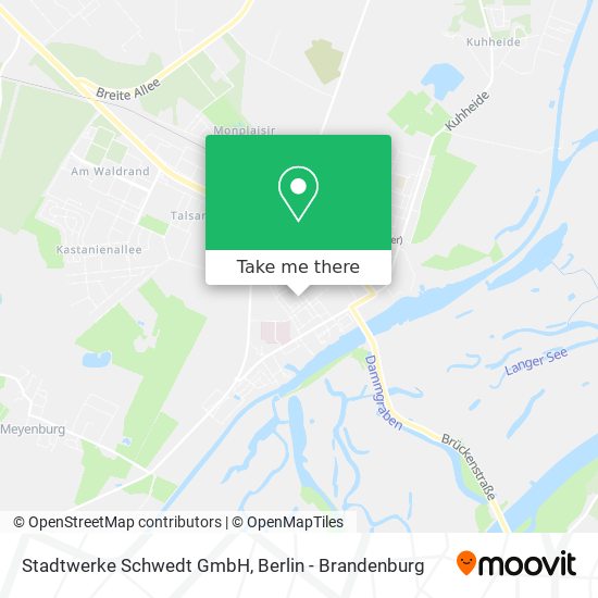 Stadtwerke Schwedt GmbH map