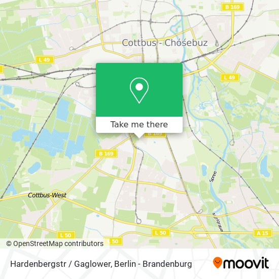 Hardenbergstr / Gaglower map