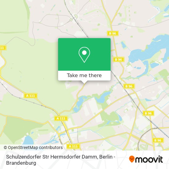 Schulzendorfer Str Hermsdorfer Damm map