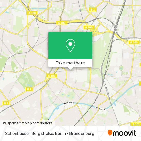 Карта Schönhauser Bergstraße