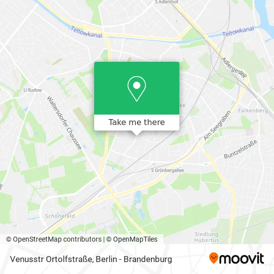 Карта Venusstr Ortolfstraße