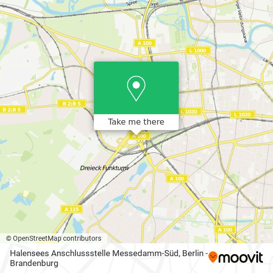 Halensees Anschlussstelle Messedamm-Süd map