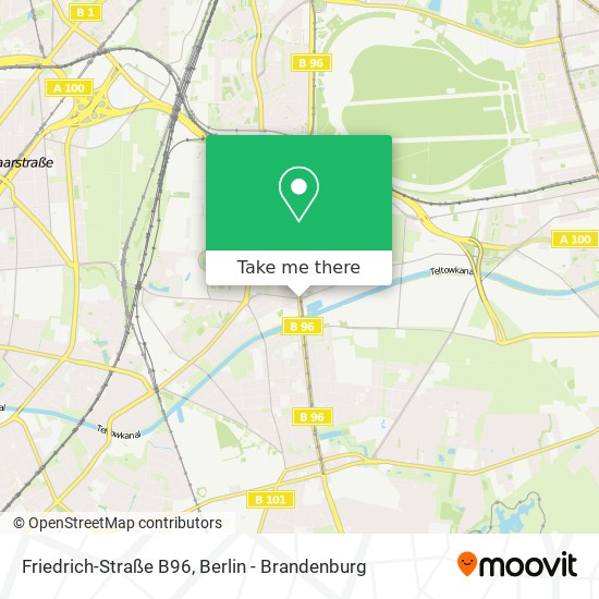 Friedrich-Straße B96 map