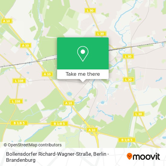 Bollensdorfer Richard-Wagner-Straße map