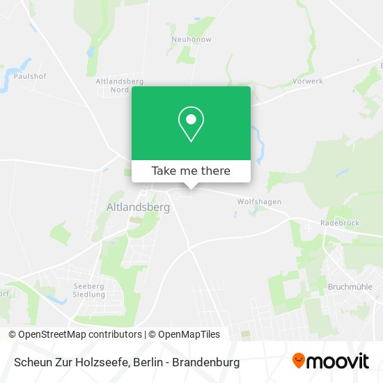 Scheun Zur Holzseefe map