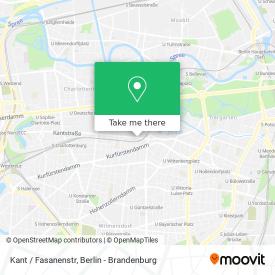 Kant / Fasanenstr map