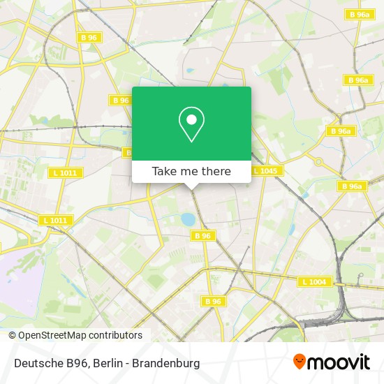 Deutsche B96 map