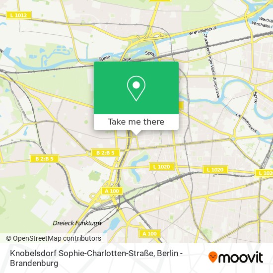 Карта Knobelsdorf Sophie-Charlotten-Straße