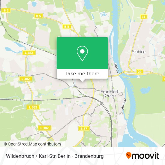 Wildenbruch / Karl-Str map