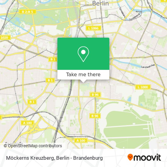 Möckerns Kreuzberg map