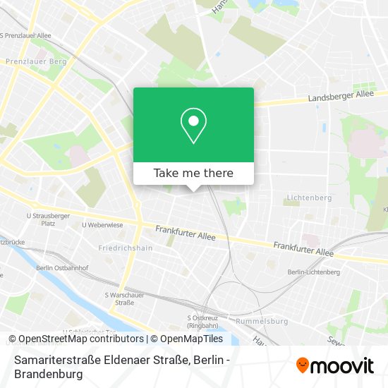 Карта Samariterstraße Eldenaer Straße