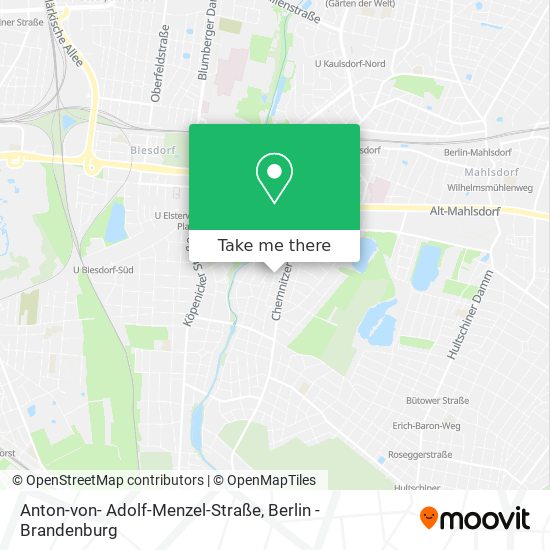 Карта Anton-von- Adolf-Menzel-Straße