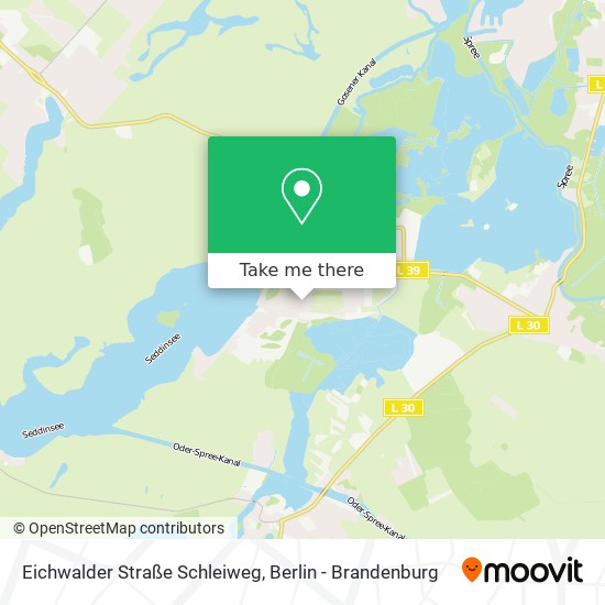 Карта Eichwalder Straße Schleiweg