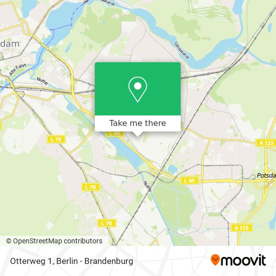 Otterweg 1 map
