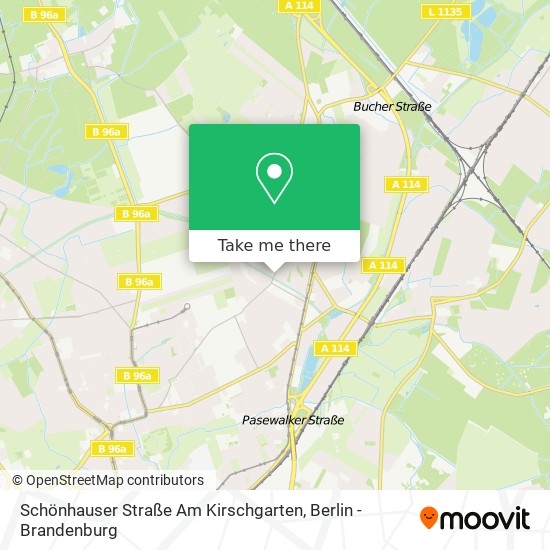 Карта Schönhauser Straße Am Kirschgarten