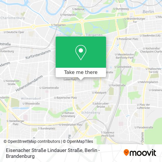 Eisenacher Straße Lindauer Straße map
