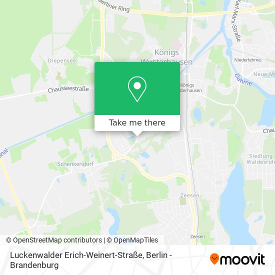 Luckenwalder Erich-Weinert-Straße map