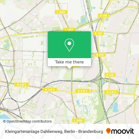Kleingartenanlage Dahlienweg map