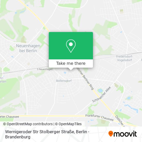 Карта Wernigeroder Str Stolberger Straße
