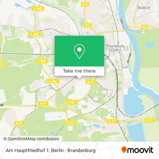 Am Hauptfriedhof 1 map