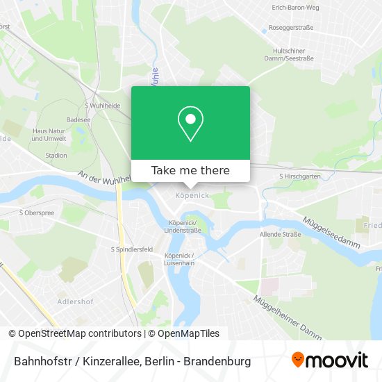 Карта Bahnhofstr / Kinzerallee