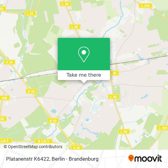 Platanenstr K6422 map