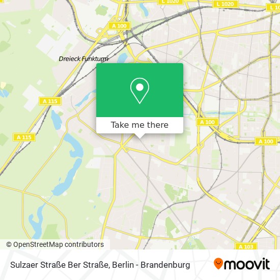 Sulzaer Straße Ber Straße map