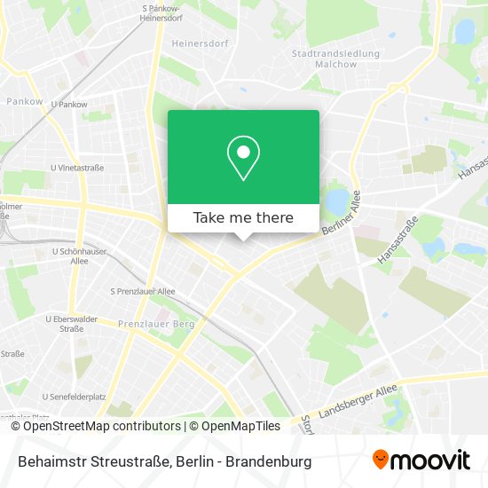 Behaimstr Streustraße map