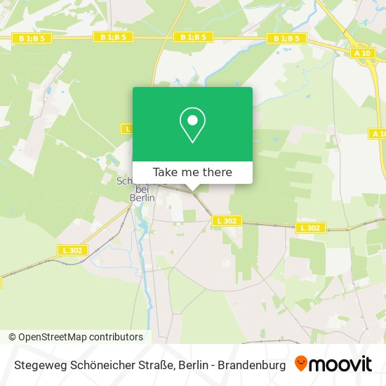 Stegeweg Schöneicher Straße map