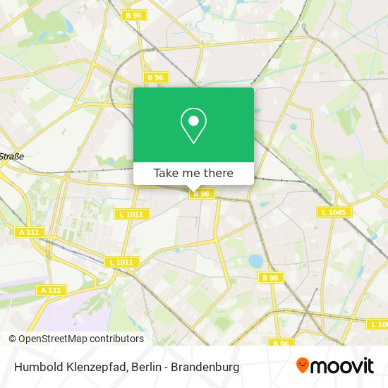 Humbold Klenzepfad map