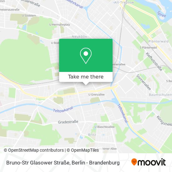 Bruno-Str Glasower Straße map