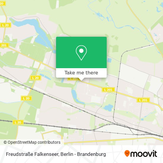 Карта Freudstraße Falkenseer