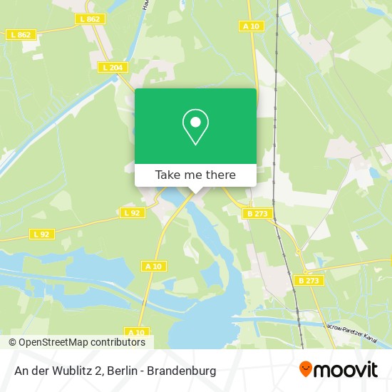 Карта An der Wublitz 2