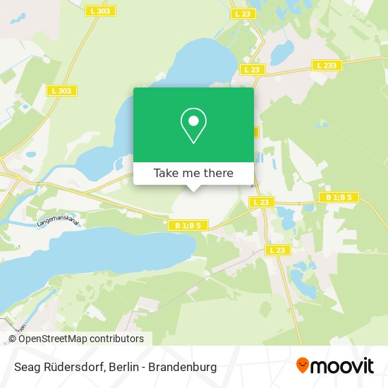 Seag Rüdersdorf map