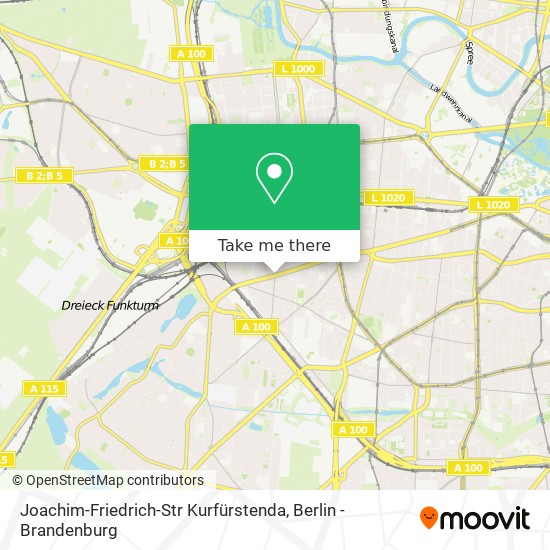 Карта Joachim-Friedrich-Str Kurfürstenda