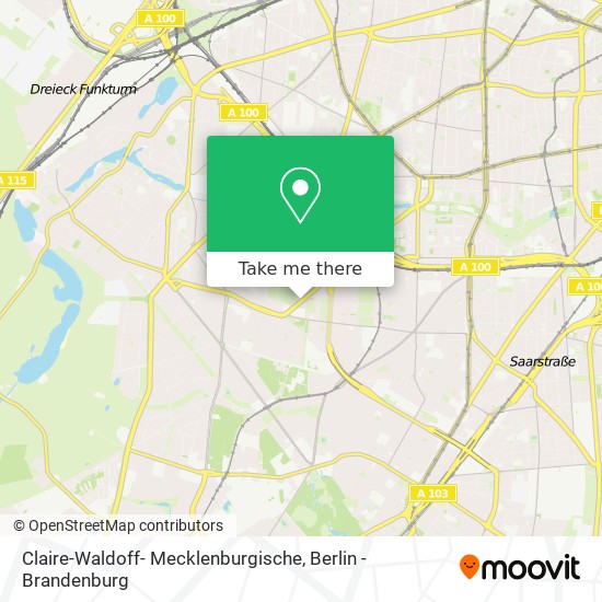 Claire-Waldoff- Mecklenburgische map