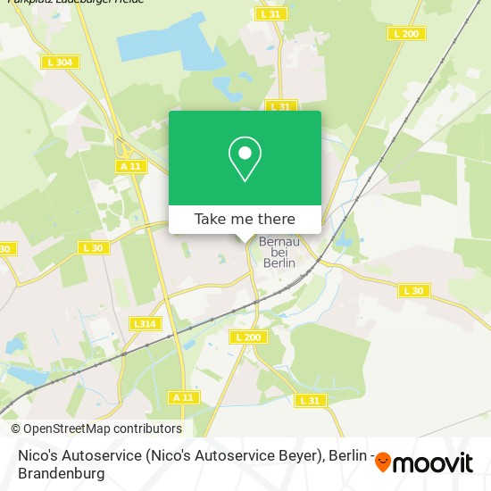 Nico's Autoservice map