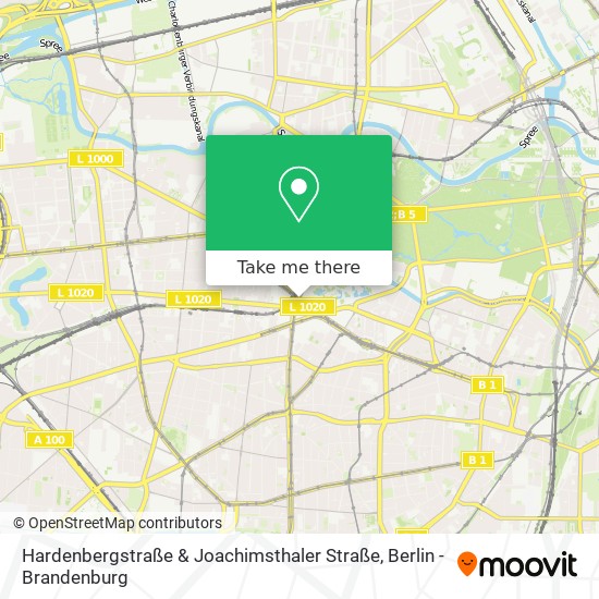 Hardenbergstraße & Joachimsthaler Straße map
