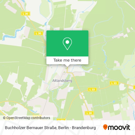 Карта Buchholzer Bernauer Straße