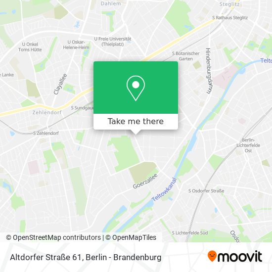 Карта Altdorfer Straße 61