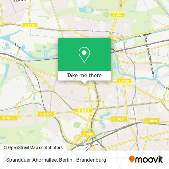 Spandauer Ahornallee map