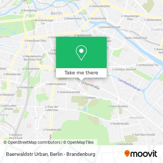 Baerwaldstr Urban map