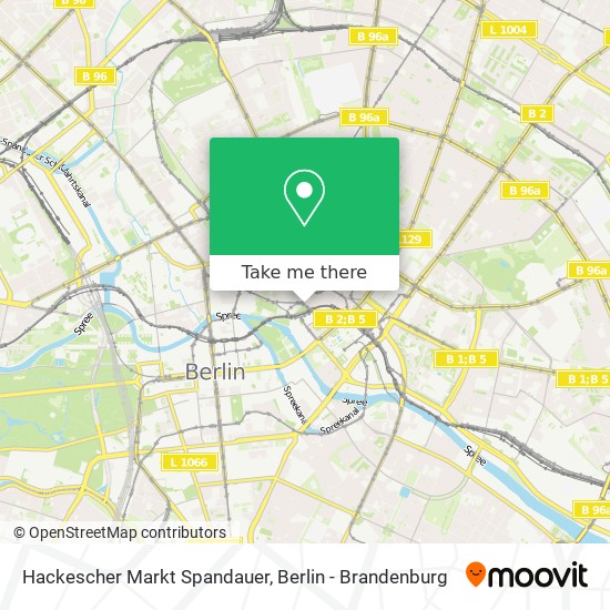 Hackescher Markt Spandauer map