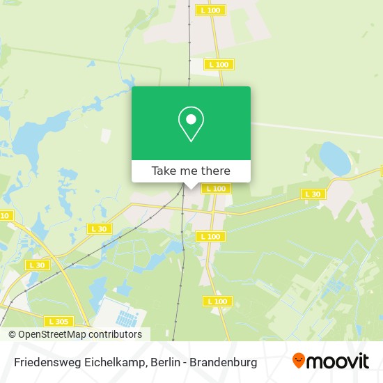 Friedensweg Eichelkamp map