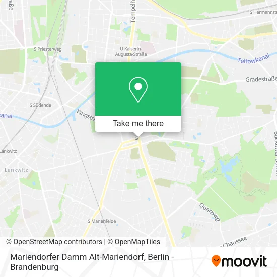 Mariendorfer Damm Alt-Mariendorf map